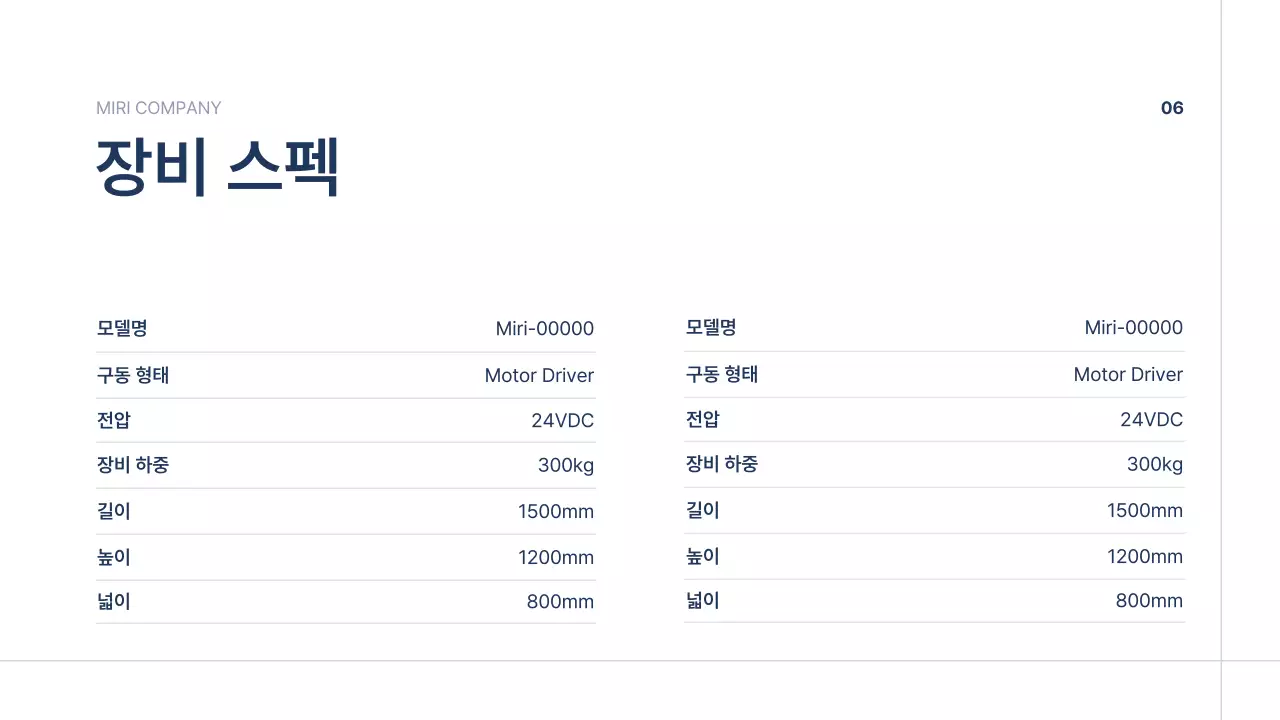 파랑 심플 제조업 회사소개서 홍보