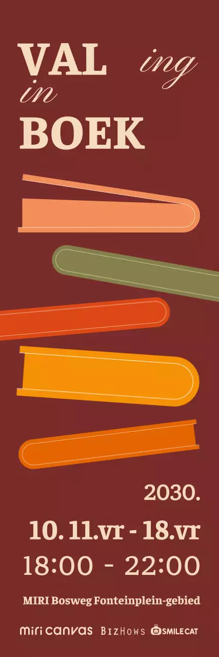 Maple Leaf Books Herfst Lezing Evenement Banner