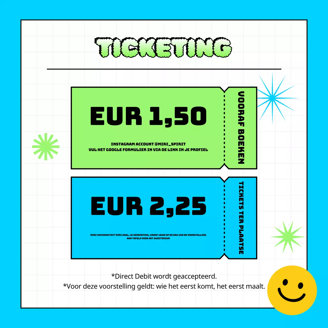 Promoot lichtblauwe retro-optredens