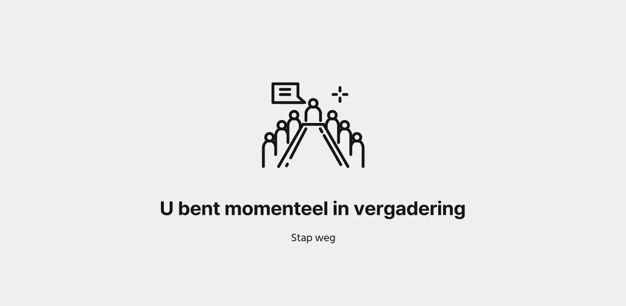 Een eenvoudige bedrijfskalender in grijs