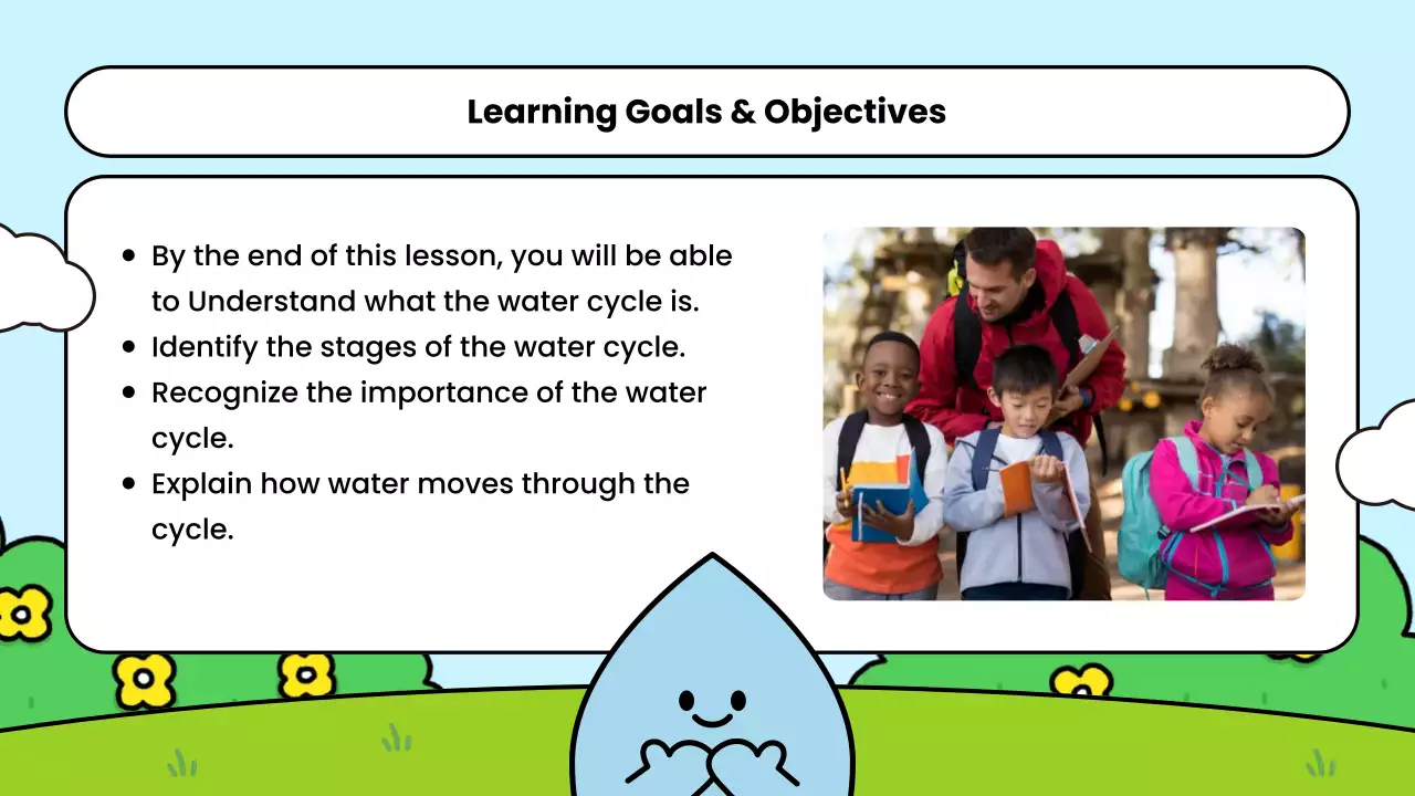 Blue Simple Water Guide Presentation