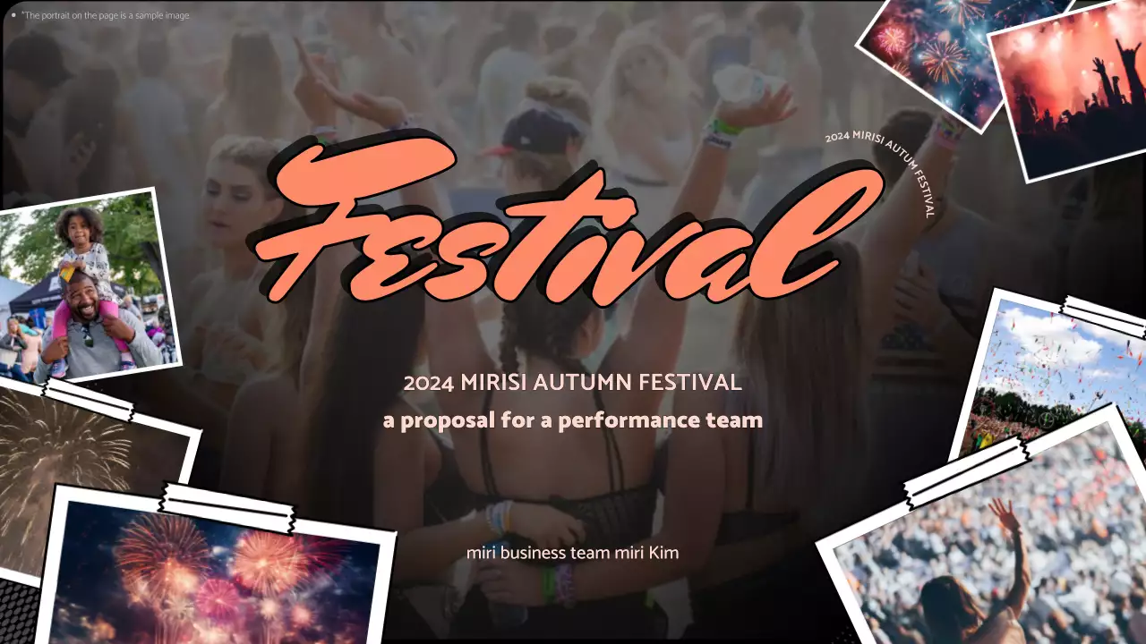 Colorful Trendy Festival Proposal Presentation