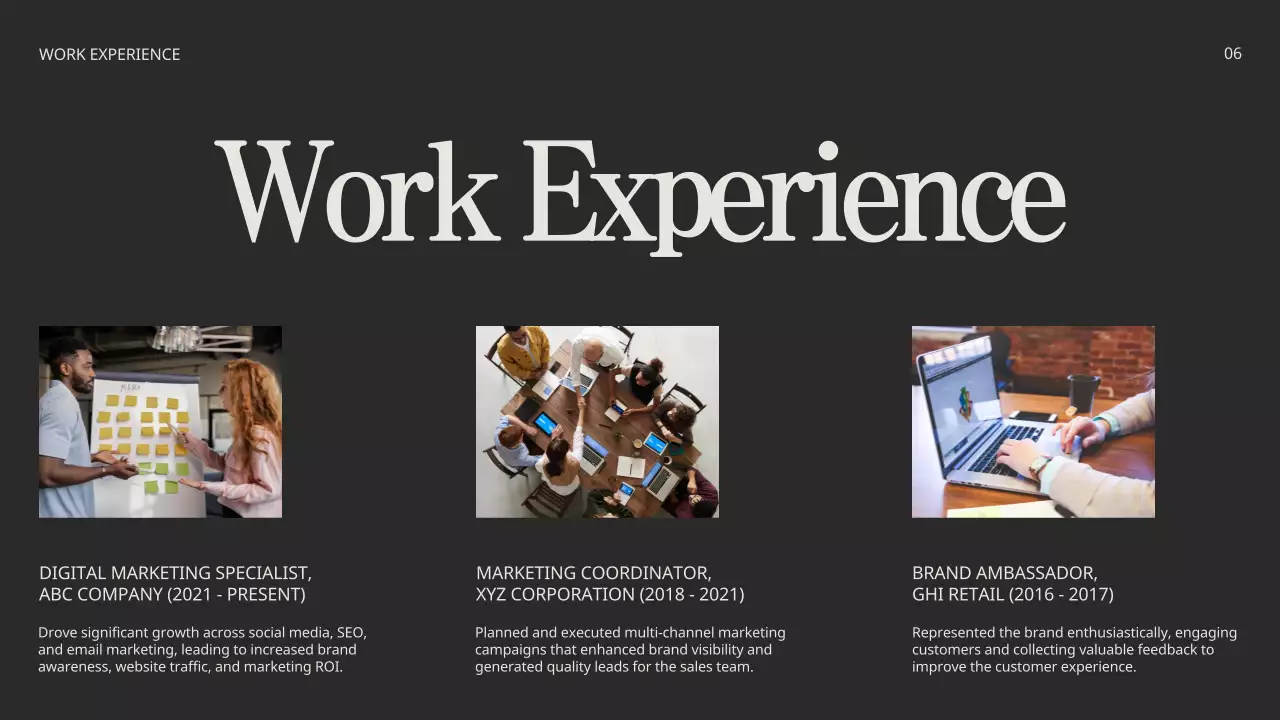 Trình bày danh mục đầu tư hiện đại màu be