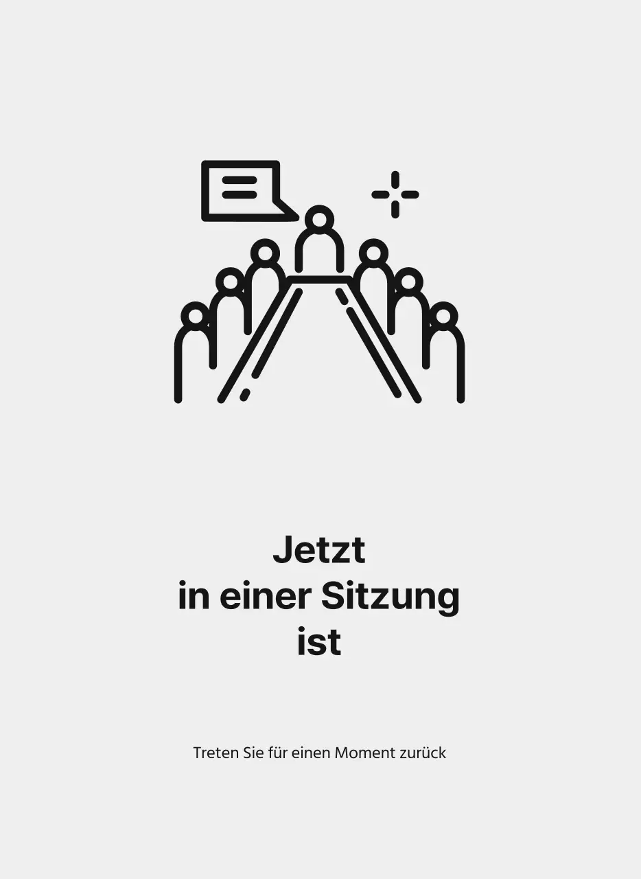 Ein einfacher Unternehmenskalender in Grau