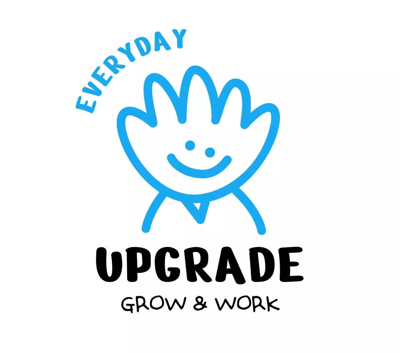 파랑 심플 일기 로고