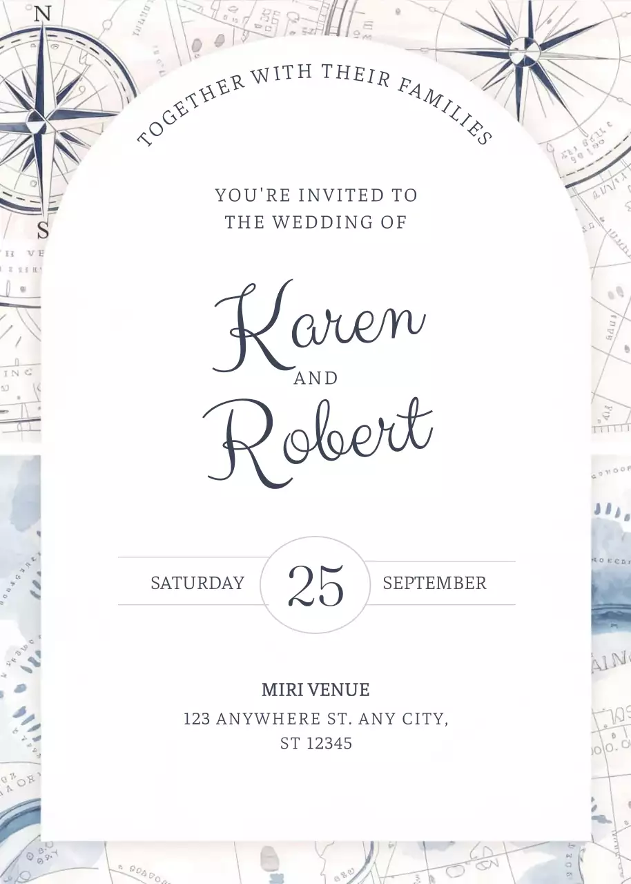 lời mời đám cưới màu trắng thanh lịch