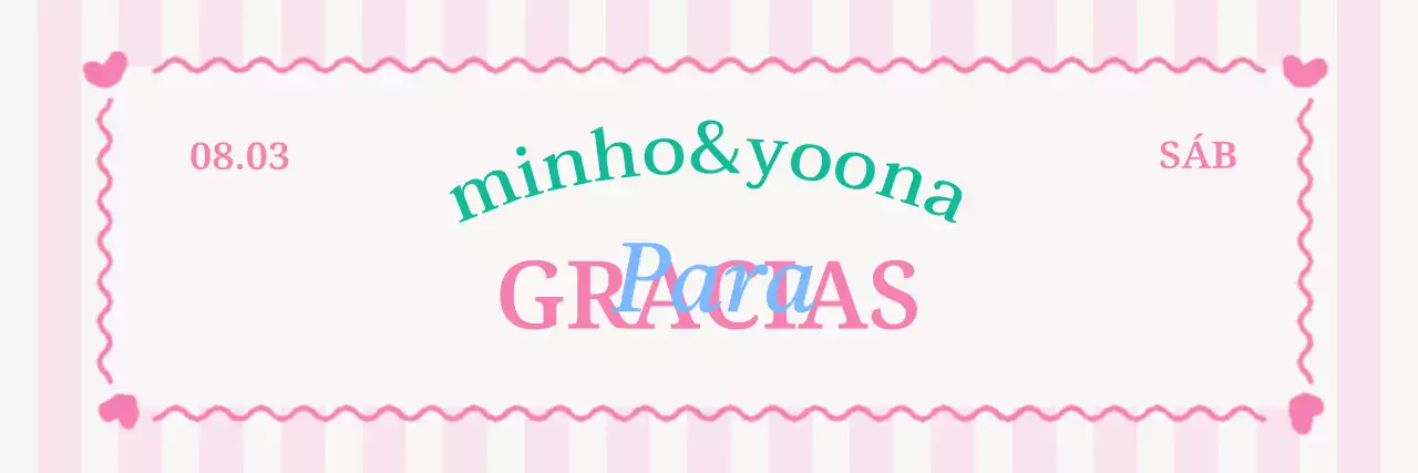 Un regalo de boda rosa