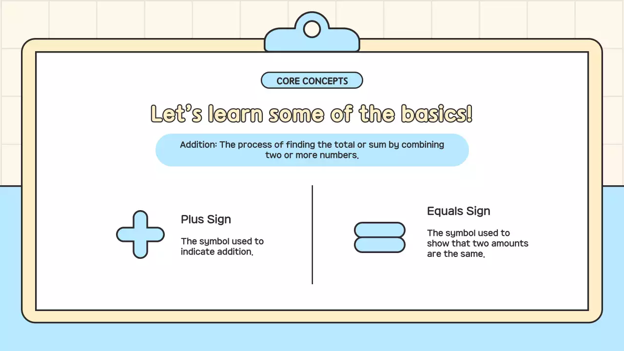 Beige Simple Math Guide Presentation