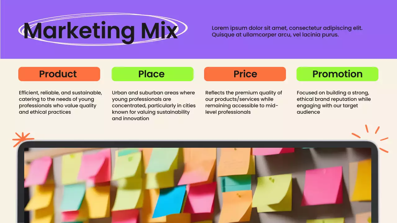 Purple Trendy Marketing Plan Presentation