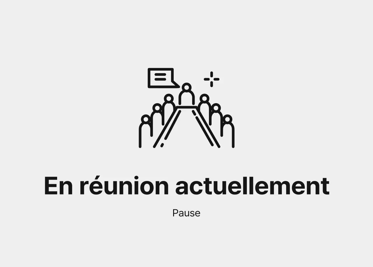 Un calendrier d'entreprise simple en gris