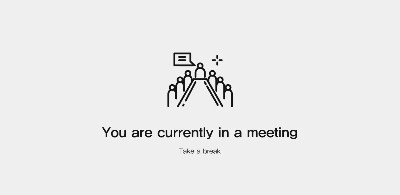 A simple corporate calendar in gray