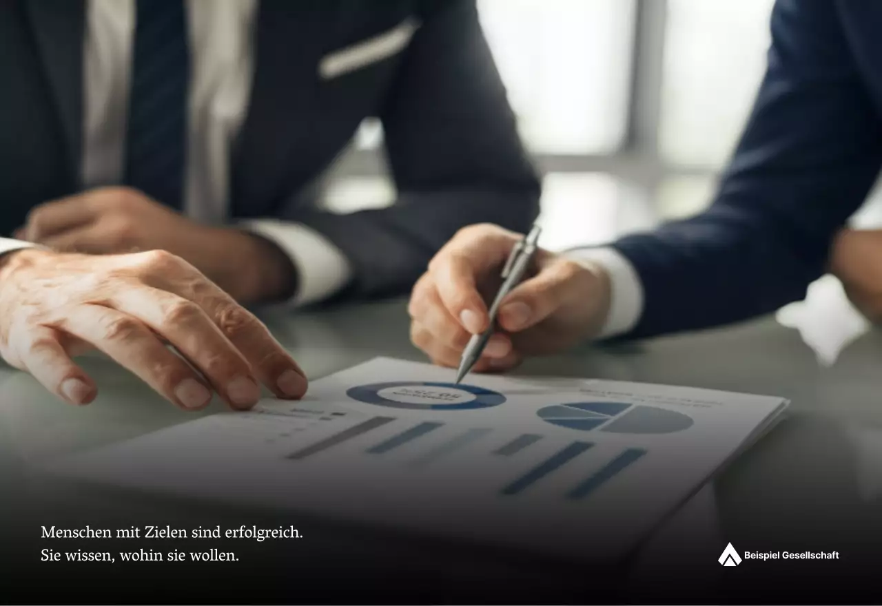 Ein einfacher Unternehmenskalender in Grau