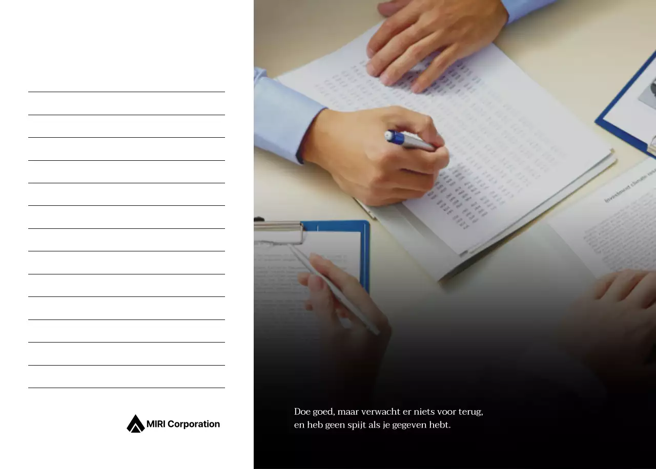 Een eenvoudige bedrijfskalender in grijs