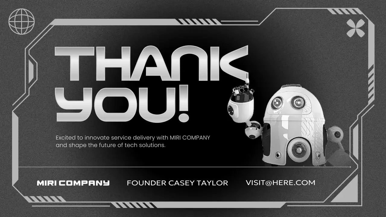 Black Modern Ai Business Pitch Presentation