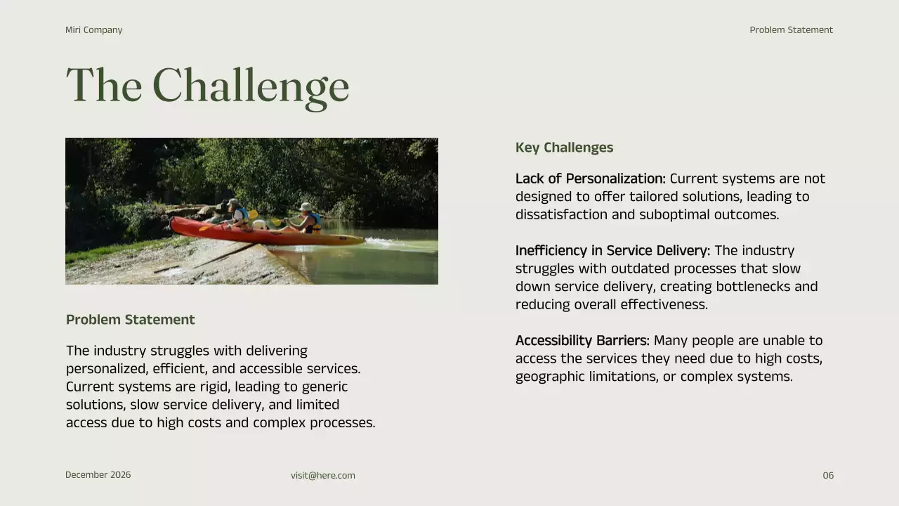 Green Minimal Business Promotion Presentation