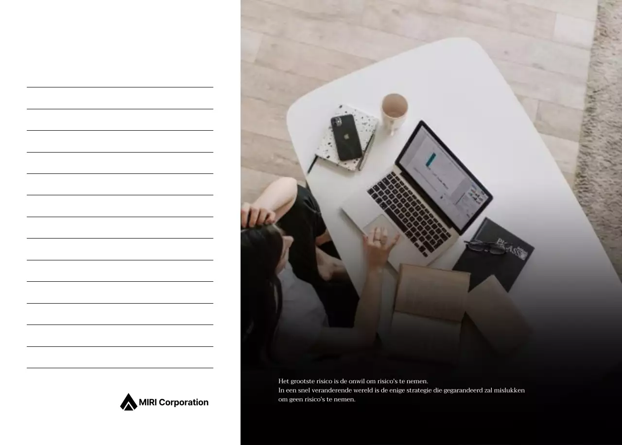 Een eenvoudige bedrijfskalender in grijs