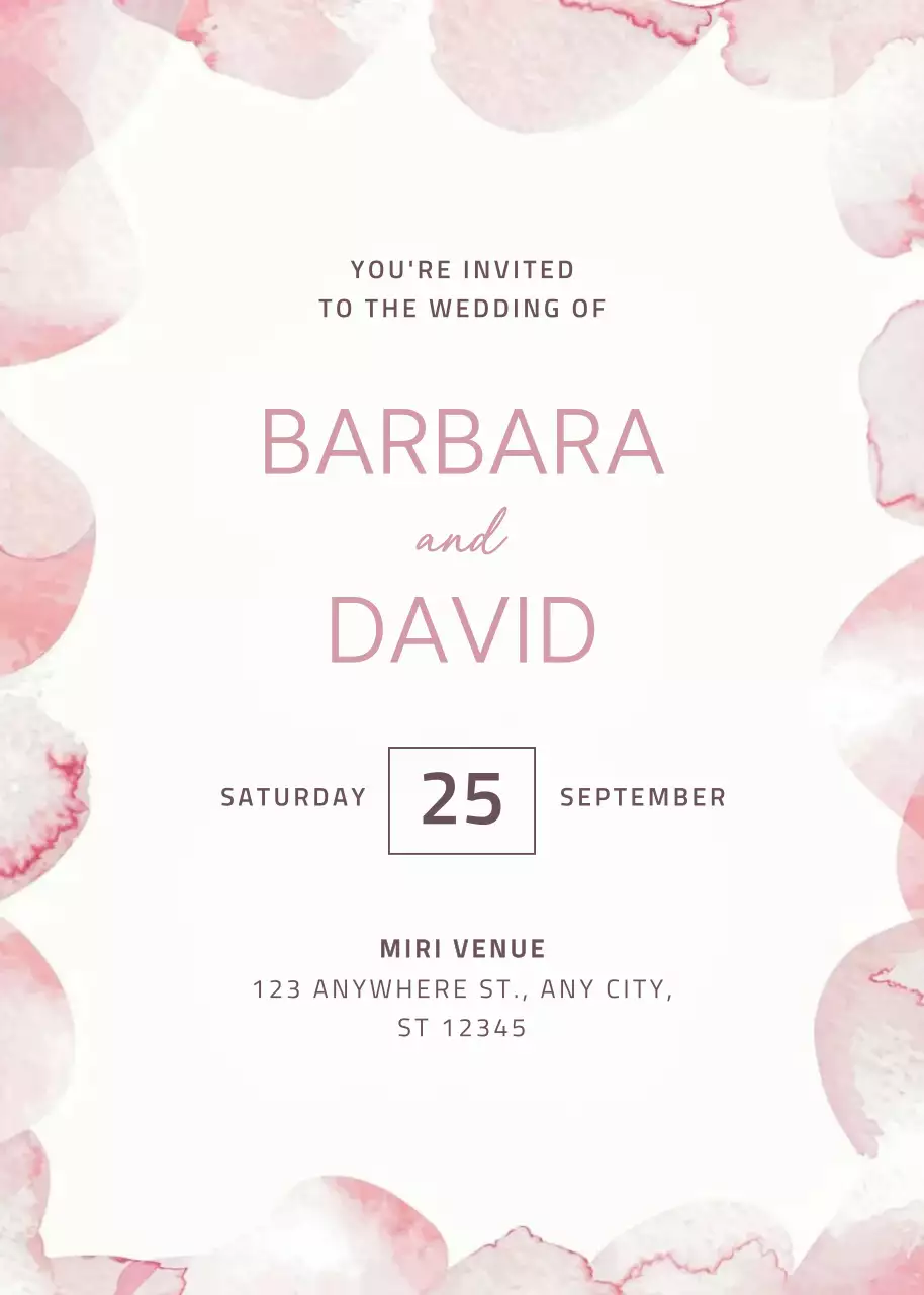 thiệp cưới hoa hồng