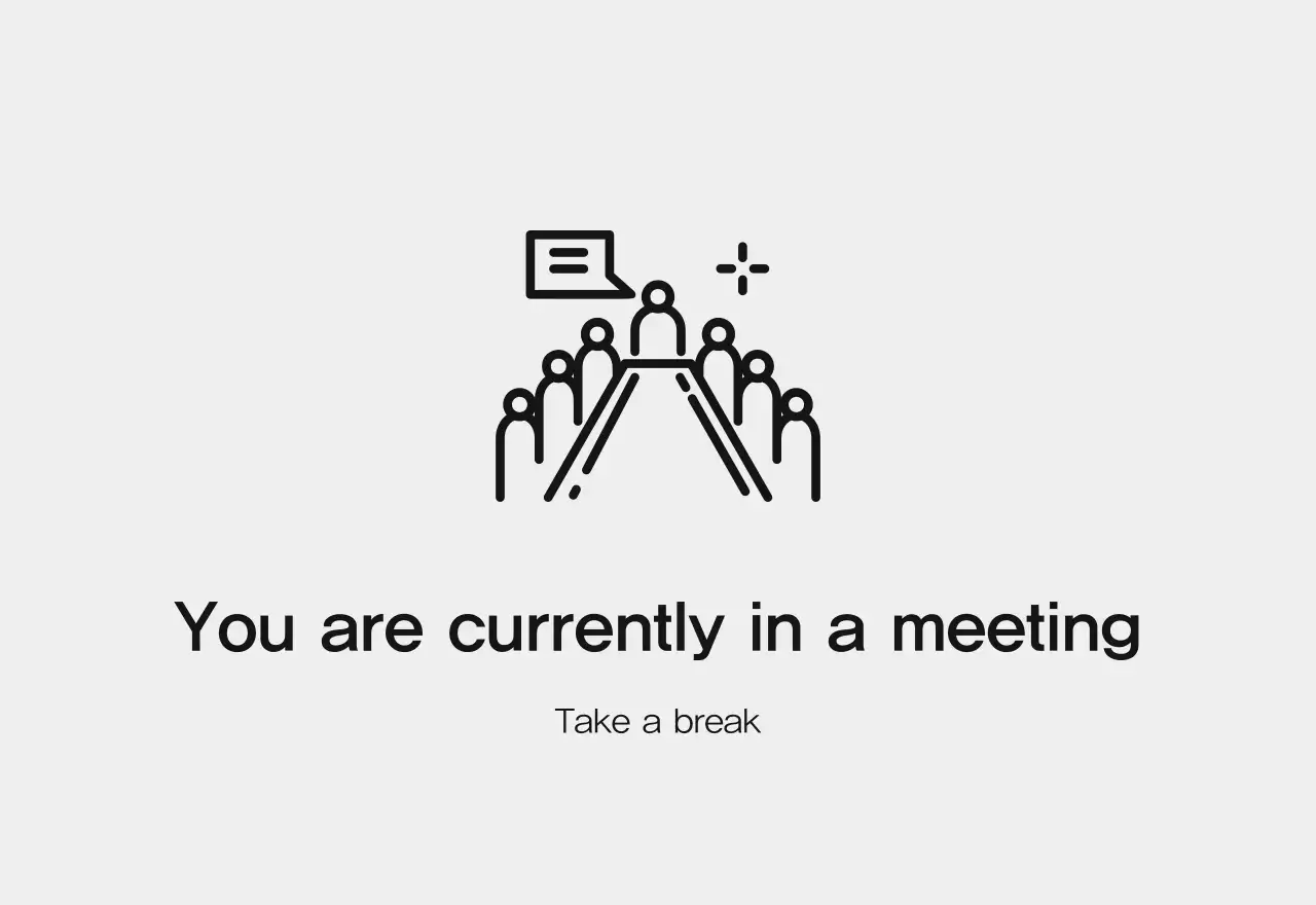 A simple corporate calendar in gray