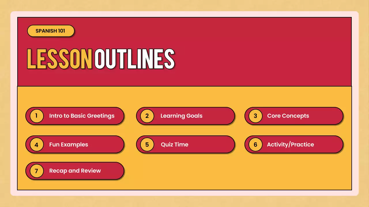 red retro language course