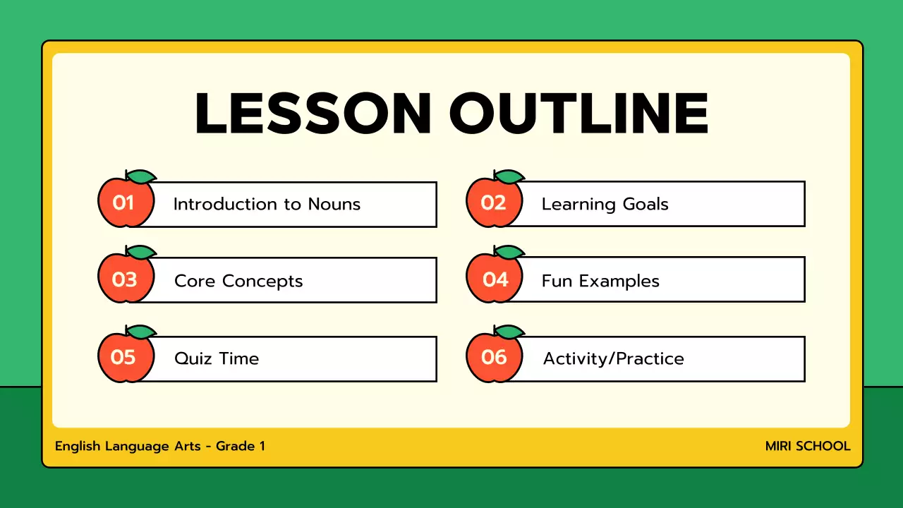 Green Simple Grammar Course Presentation