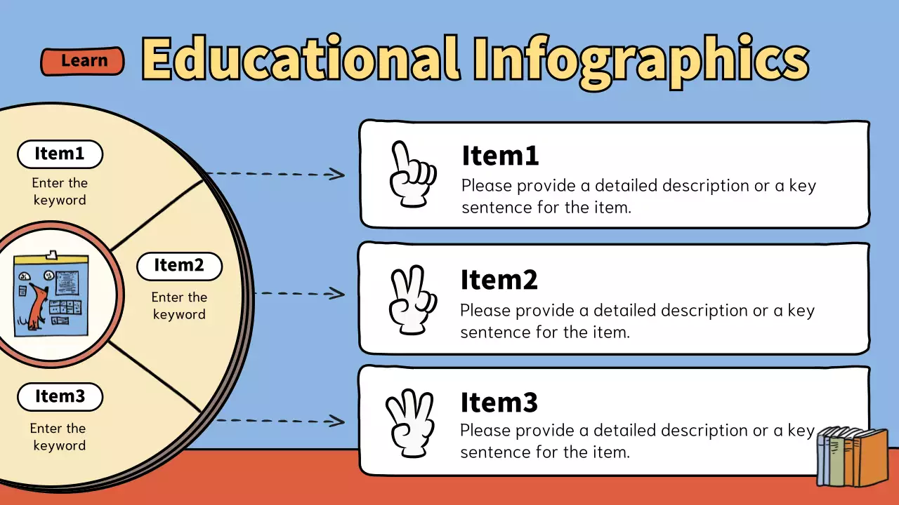 Blue Simple Education Guide Infographic