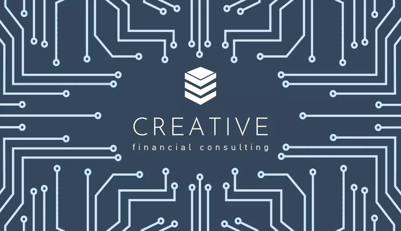 Blue Simple Business Card