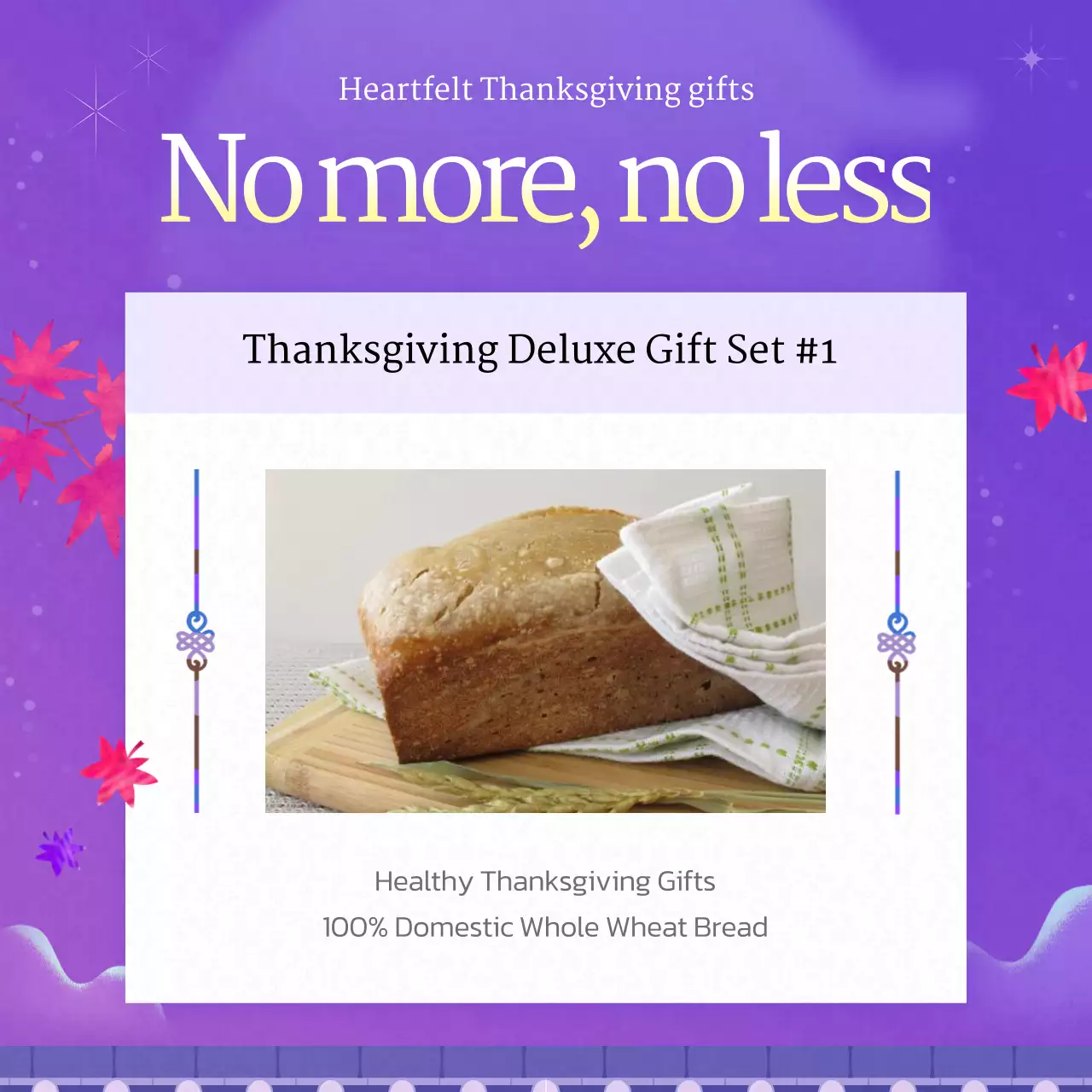 Purple Festive Gift Promotion Instagram Carousel