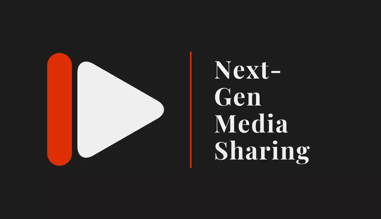 Orange Modern Media Business Card