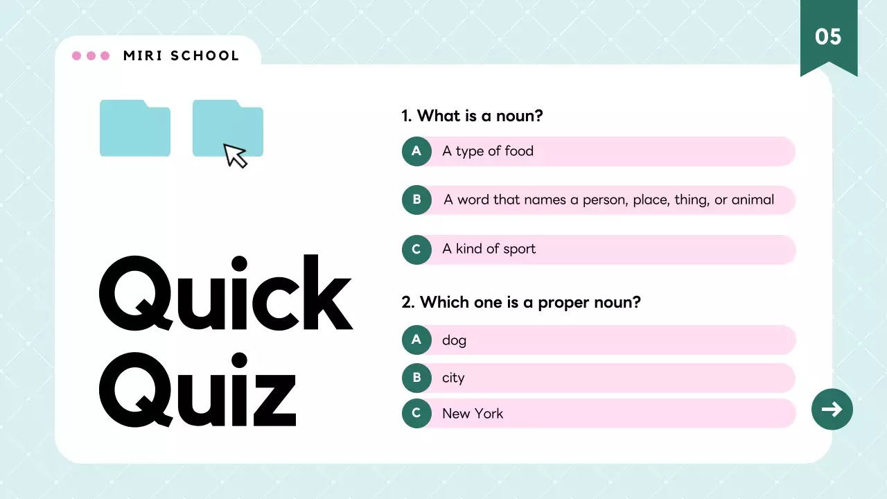 Pink Modern Grammar Class Presentation