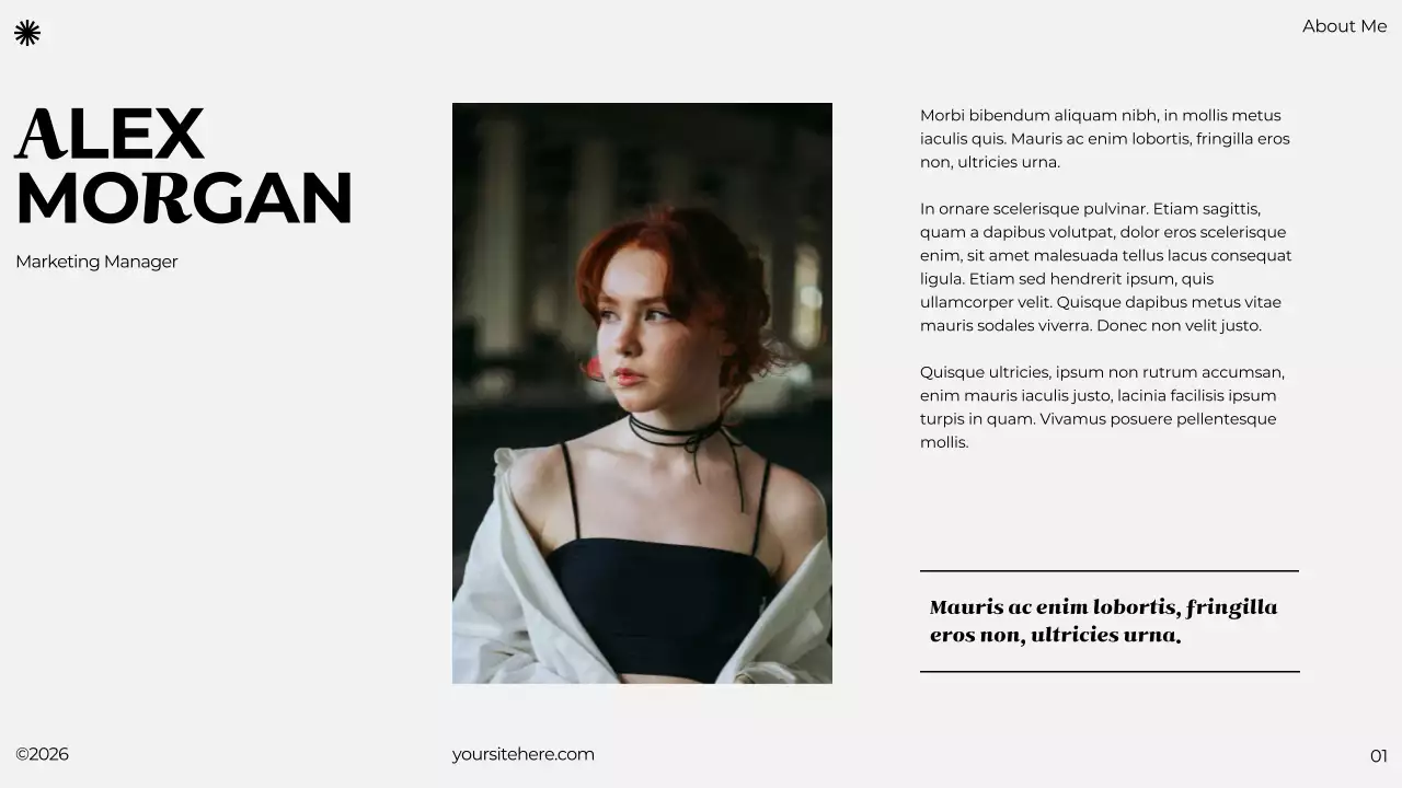 Trình bày danh mục đầu tư hiện đại màu đen