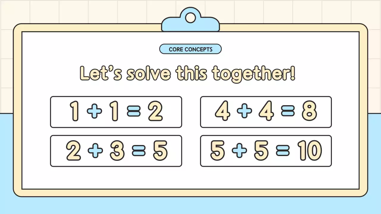 Beige Simple Math Guide Presentation