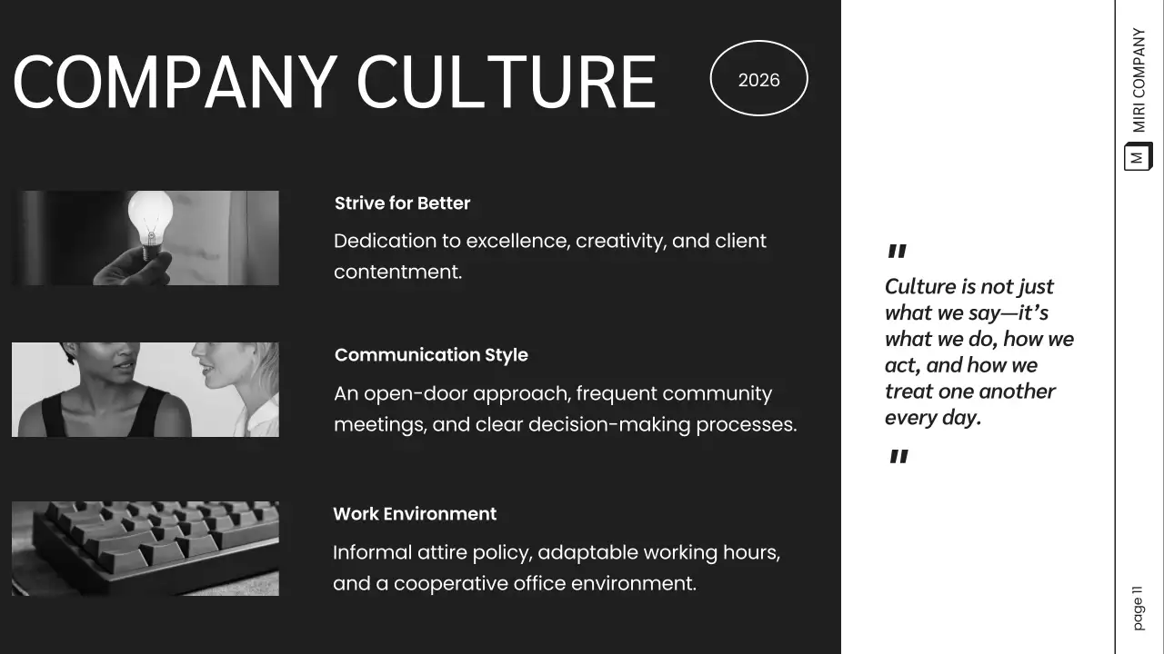 Presentasi Panduan Karyawan Modern Kulit Hitam