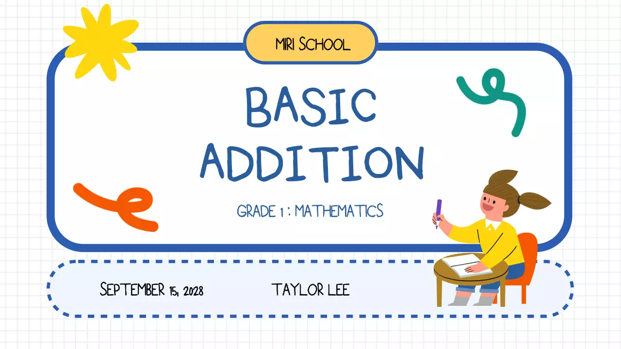 Basic Addition for Mathematics Elementary School