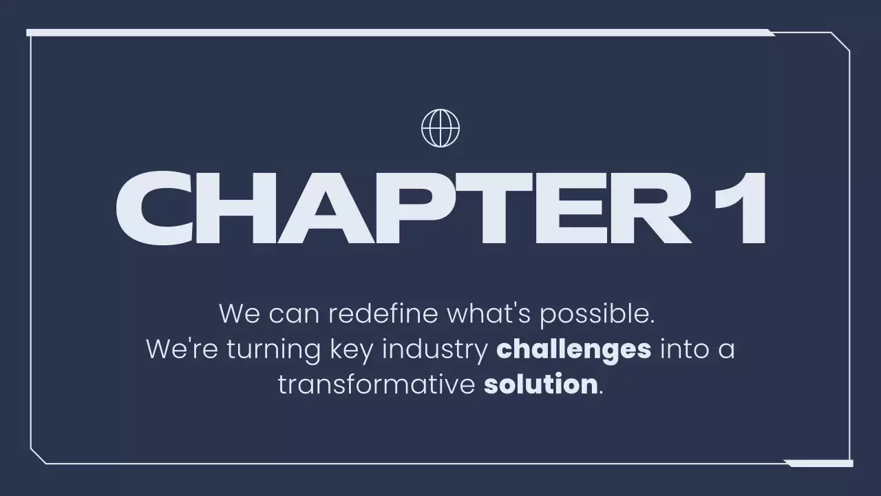 Navy Modern Ai Business Pitch Presentation