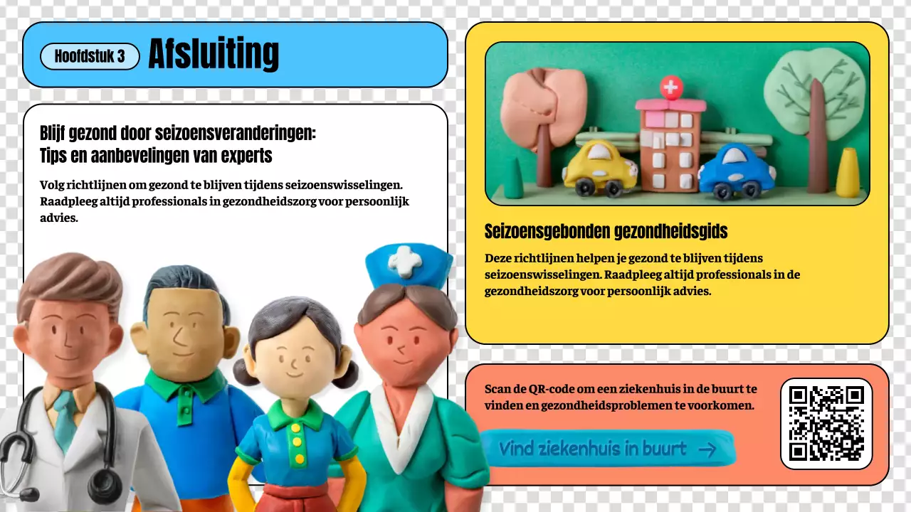 kleurrijke creatieve richtlijnen voor de gezondheidszorg