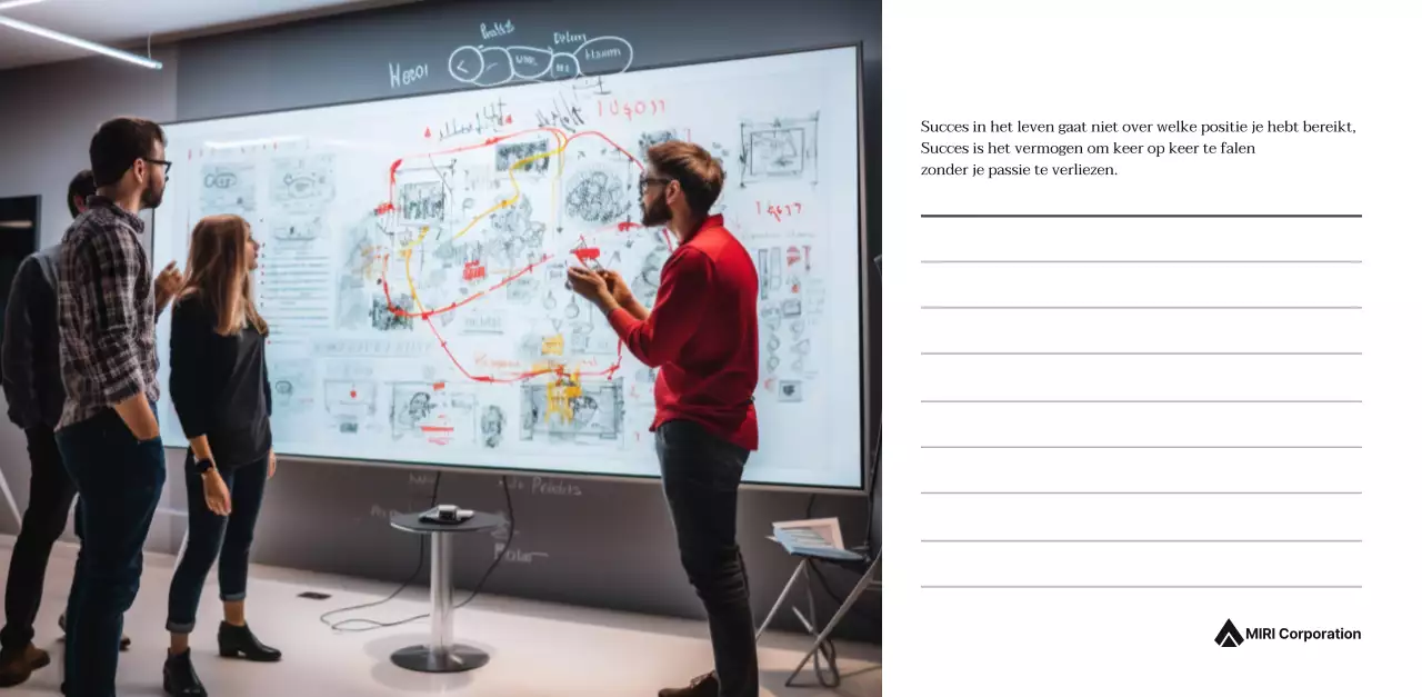Een eenvoudige bedrijfskalender in grijs