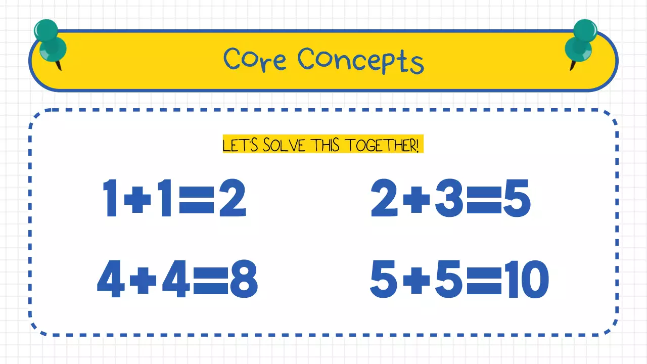 Basic Addition for Mathematics Elementary School