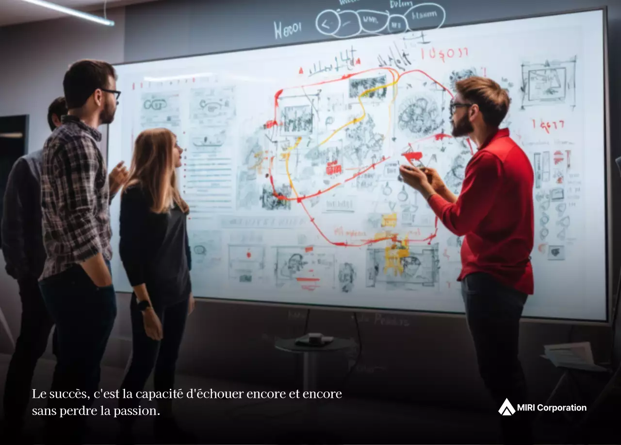 Un calendrier d'entreprise simple en gris