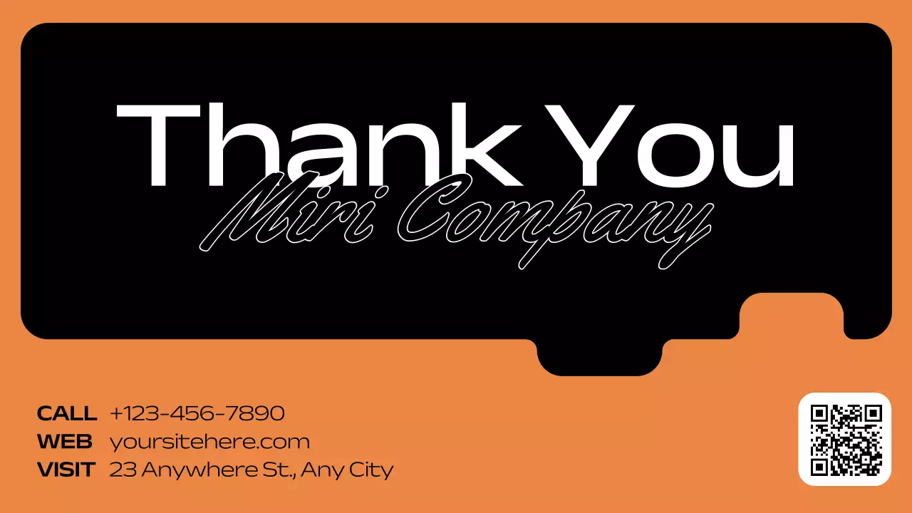 Orange Modern Marketing Document Presentation