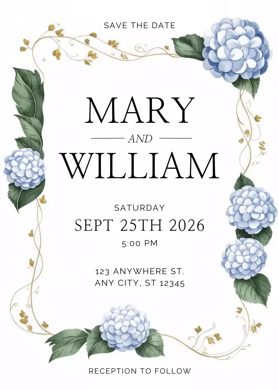 lời mời đám cưới màu trắng thanh lịch