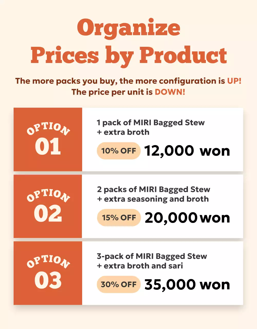 Orange Rustic Meal Promotion Poster