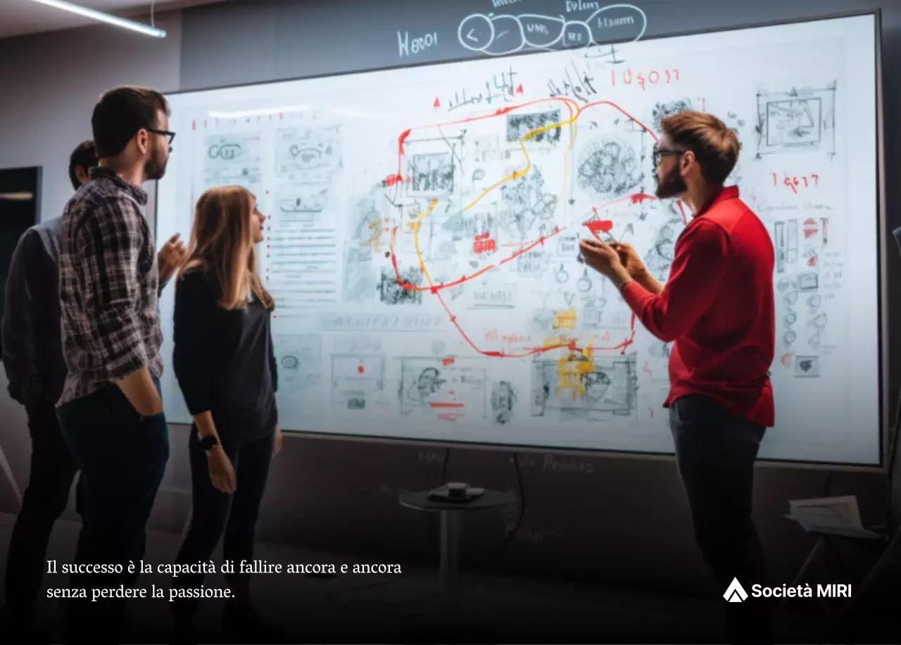 Un semplice calendario aziendale in grigio