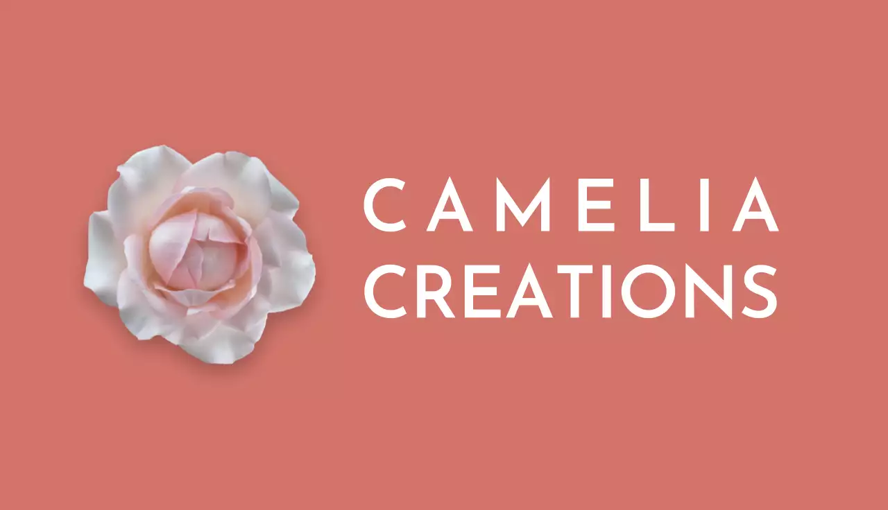 Coral Modern Business Card