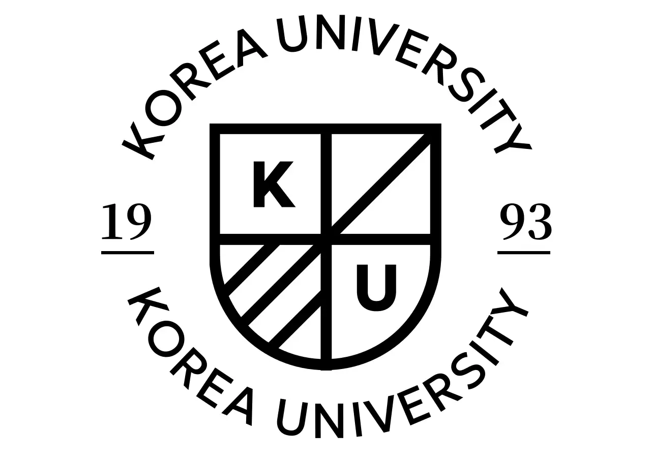 검정 심플 대학 로고