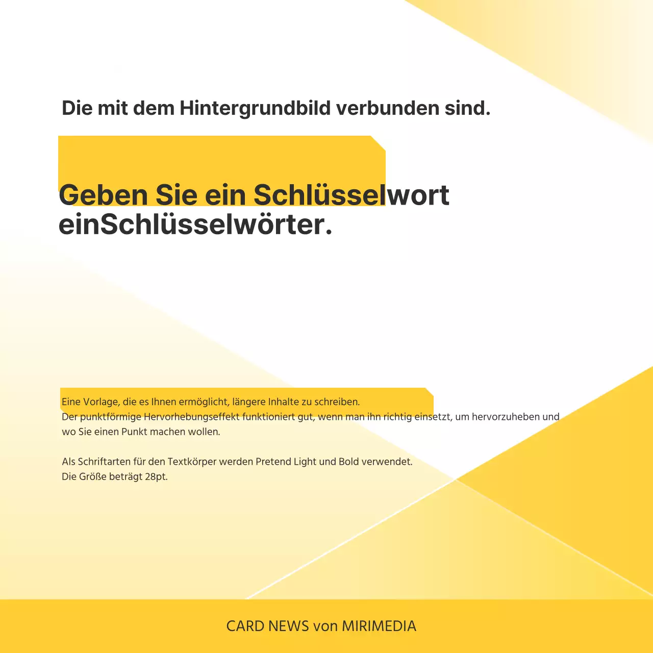 Werben Sie für Ihr Yellow Simple-Unternehmen