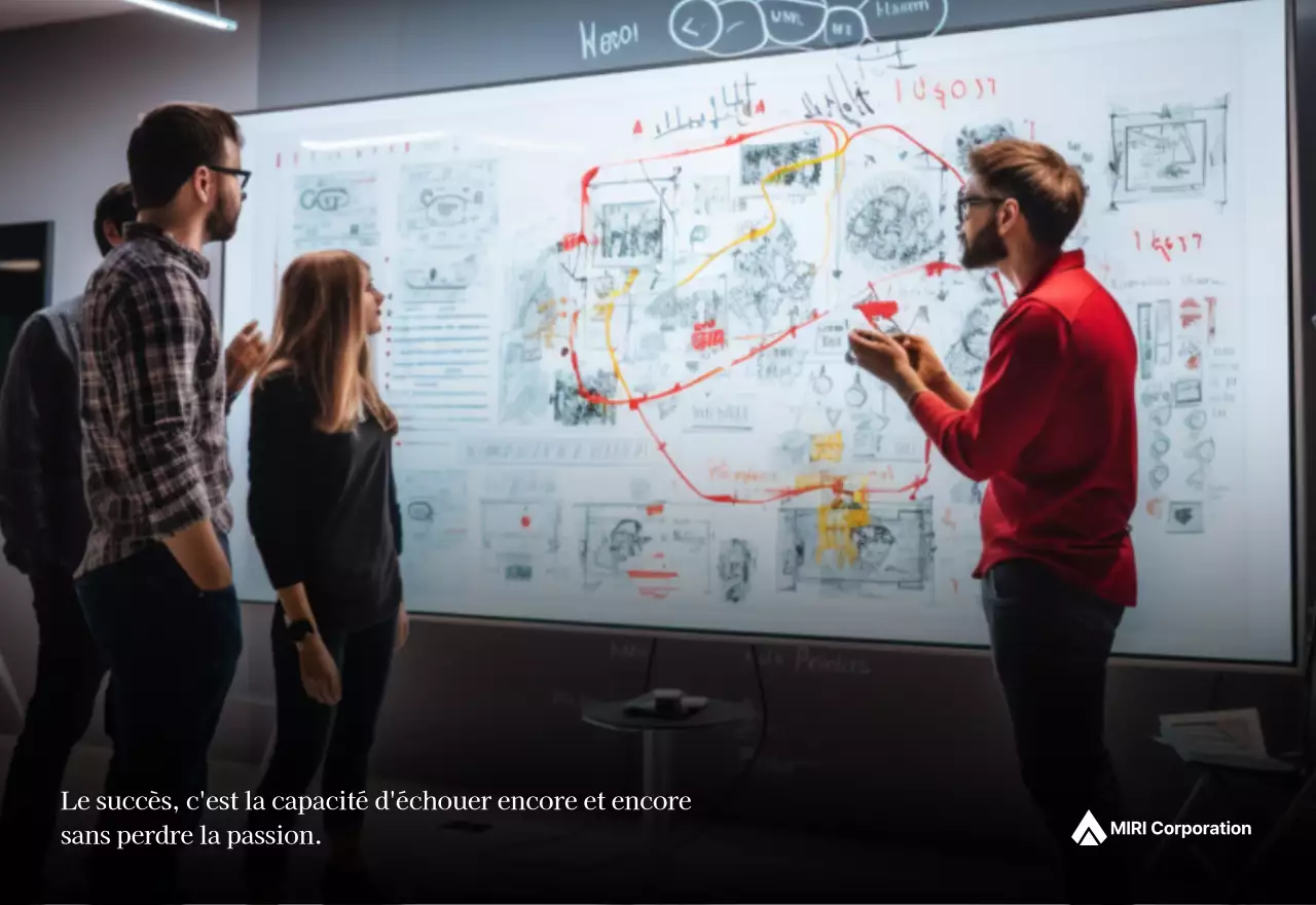 Un calendrier d'entreprise simple en gris