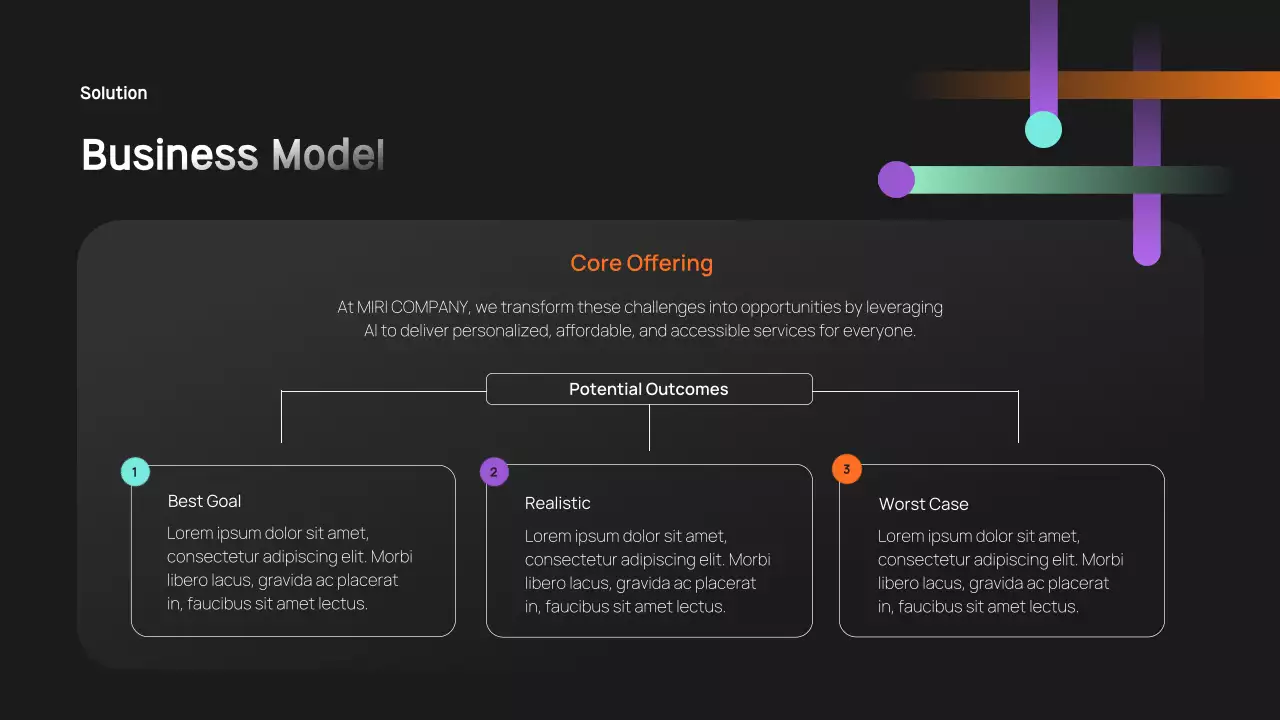 Black Modern Business Promotion Presentation