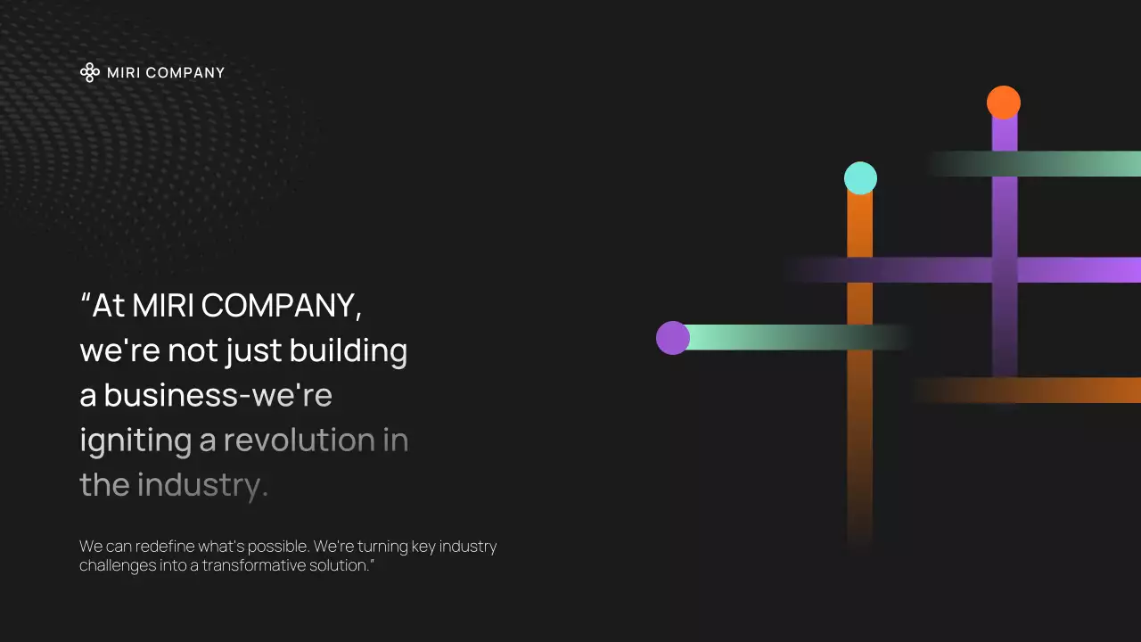 Black Modern Business Promotion Presentation