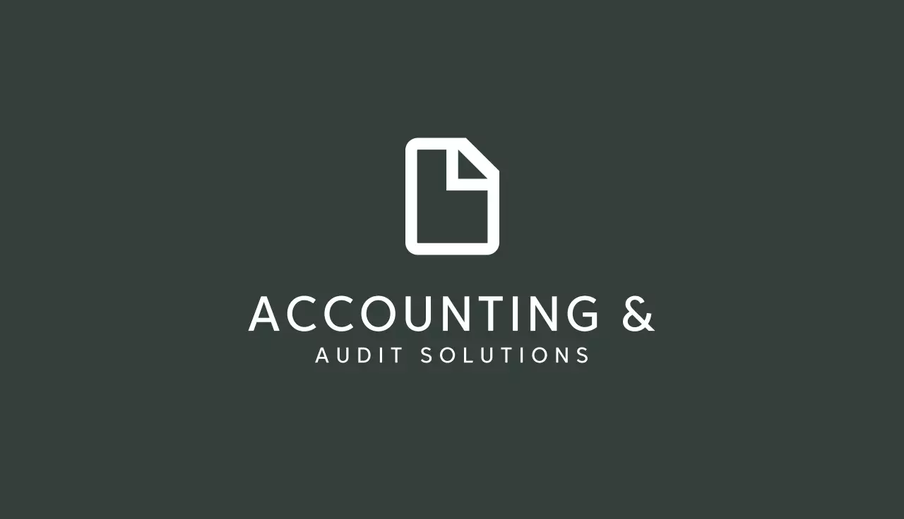 Black Professional Accounting Business Card