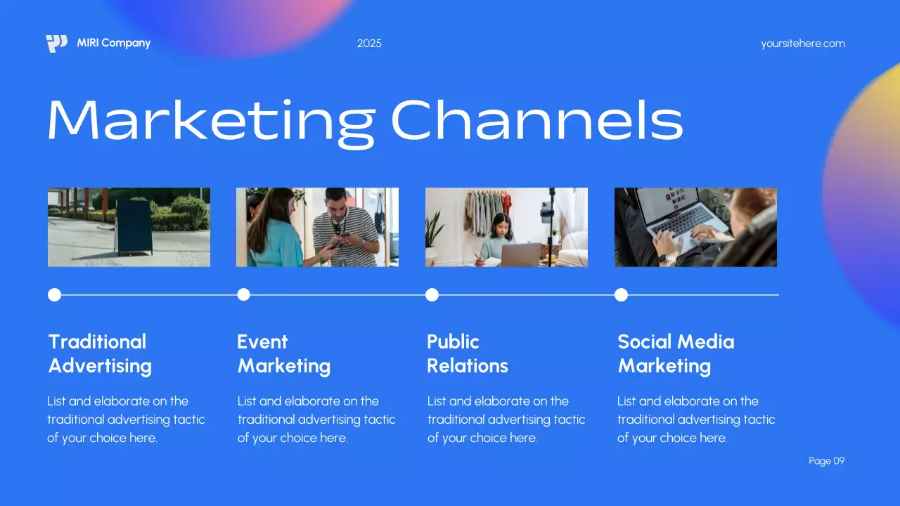 Blue Modern Marketing Plan Presentation